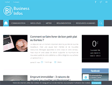 Tablet Screenshot of businessinfos.net